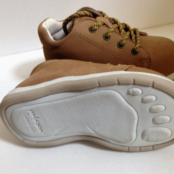 Perfection by Jumping Jacks Walking Toddler Shoes Sand Nubuck Shoes /Boot NIB - Picture 4 of 6